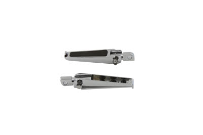 HARLEY Chrome Fußrasten Set Chopper Style Passend für alle Modelle mit weiblichem Montageblock