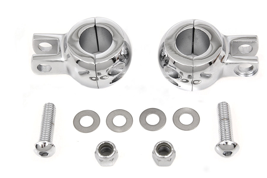 HARLEY Seat Shock Mount Clamp Set fits 1941-1957 FL, 1970-1984 FX, 1936-1947 EL,