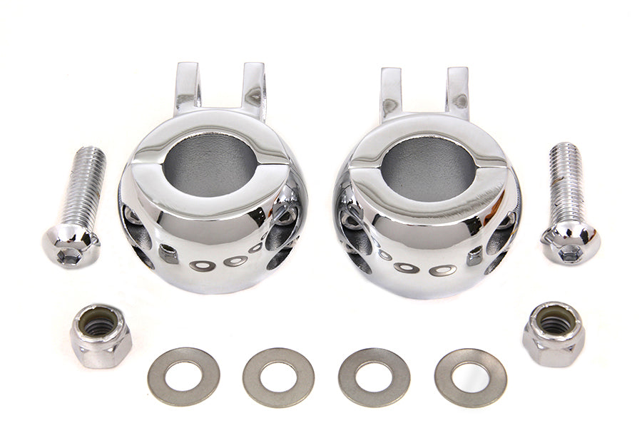 HARLEY Seat Shock Mount Clamp Set fits 1941-1957 FL, 1970-1984 FX, 1936-1947 EL,