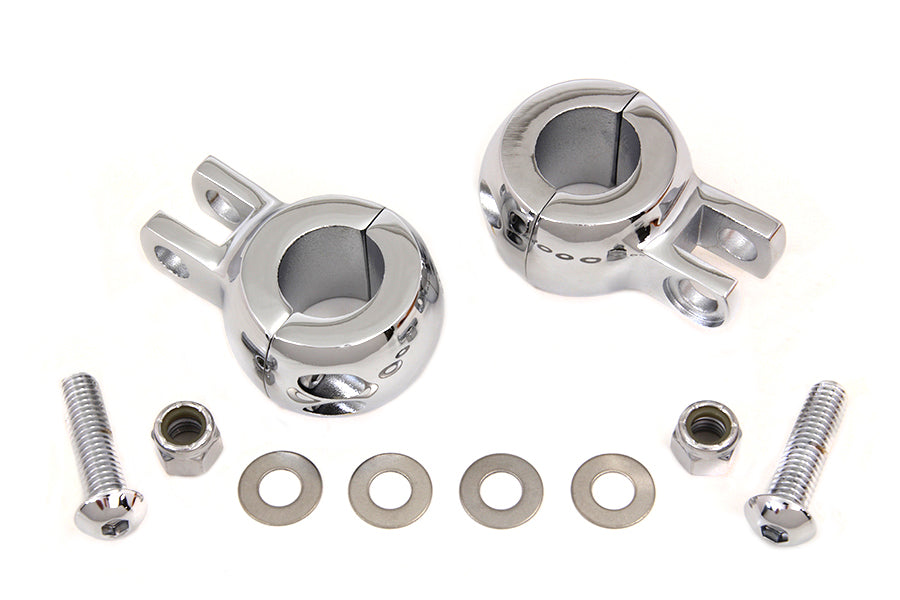 HARLEY Seat Shock Mount Clamp Set fits 1941-1957 FL, 1970-1984 FX, 1936-1947 EL,