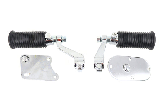 HARLEY Soziusfußrasten-Kit Passend für 1965-1984 FL,