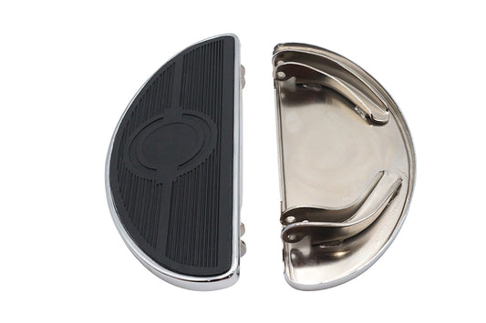 HARLEY Fahrer-Trittbrett-Set Chrom Passend für 1980-UP FLT, 1980-UP FLT, 1986-UP FLST,