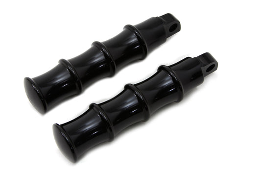 HARLEY Schwarzes Tribal Style Fußrasten-Set Passend für 1986-UP FXST,