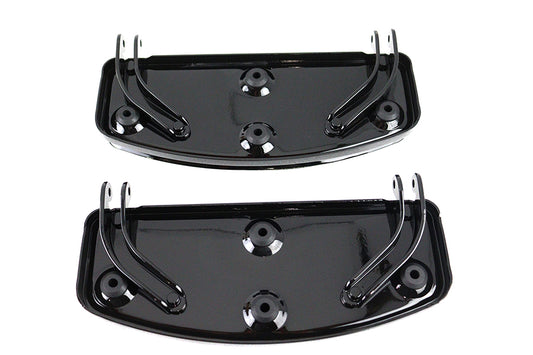 HARLEY D' Fahrer Trittbrett-Set schwarz, passend für 1940-1984 FL, 1940-1946 U, 1940-1952 W, 1941-1972 G,