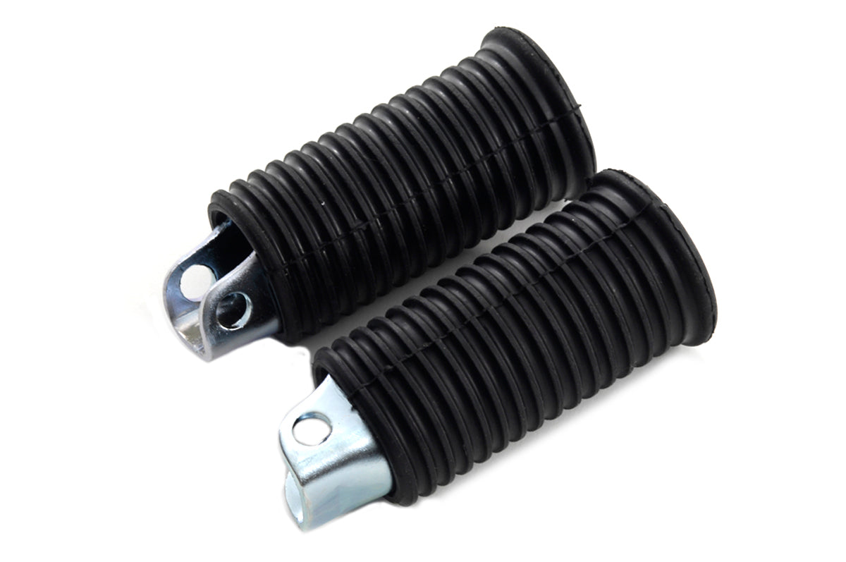 HARLEY Replica Driver Footpeg Set Zinc Plated fits 0- All, models with male mounting block