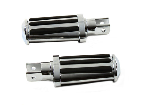 HARLEY Highway Bar Railer Style Footpeg Set fits 0- Custom, application for use with 5/8 square mount"
