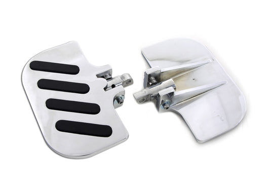 HARLEY Chrome Slot Inverted Passenger Footboard Set Fits 0- Custom, applications