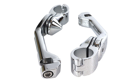 HARLEY Adjustable Long Footpeg Mount Kit Forged Alloy Fits 0- Custom, application