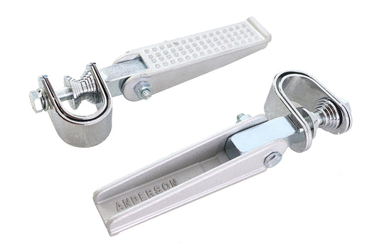 HARLEY Anderson Clamp on Footpeg Set fits 0- All, models with 1 frame bar"