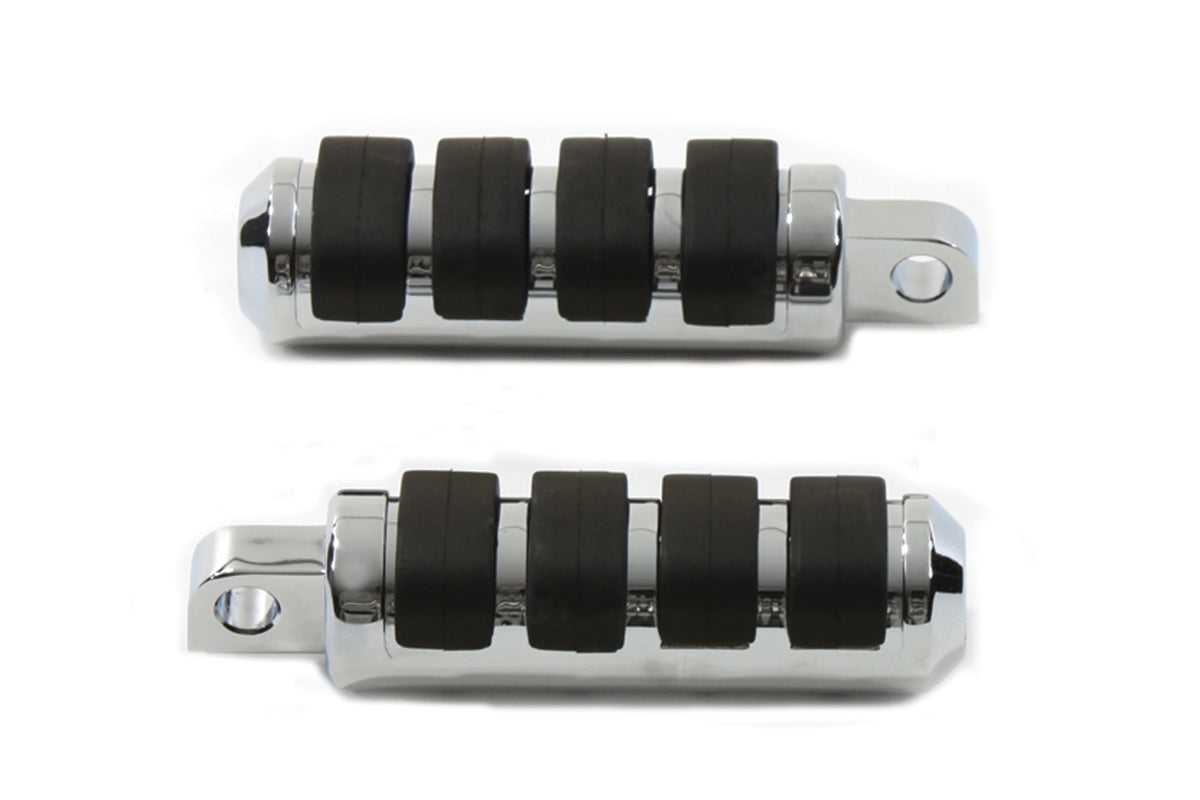 HARLEY Small Cats Paw Footpeg Set Chrome fits 0- All, models with female mounting block