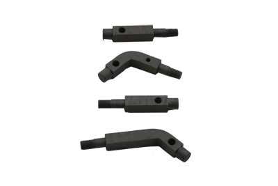 HARLEY Replica Footboard Mount Bracket Kit Black fits 1958-1964 FL,