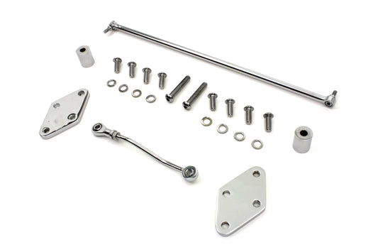 HARLEY „Reduced Reach“ Vorverlegte Fußrastenanlage Chrom passend für XL Modelle 2004–2013 mit vorverlegter Fußrastenanlage
