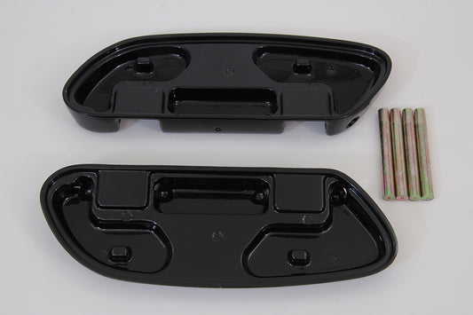 HARLEY Soziustrittbrett-Set Schwarz Passend für 1993-UP FLT,