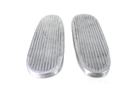 HARLEY Ribbed Polished Footboard Set fits 1927-1952 Chief,