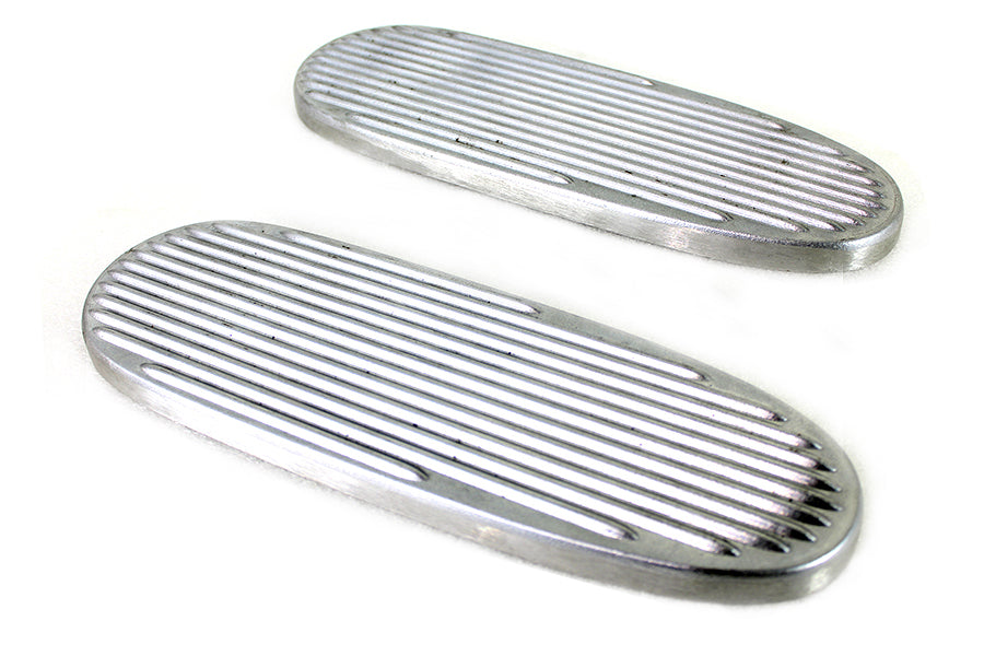 HARLEY Ribbed Polished Footboard Set fits 1927-1952 Chief,