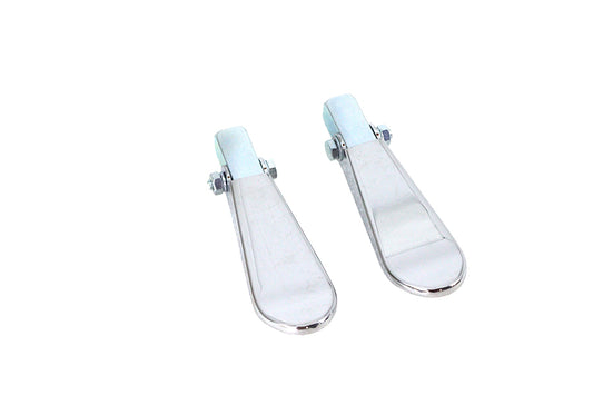 HARLEY Chrome Spoon Footpeg Set Fits 0- Custom, application