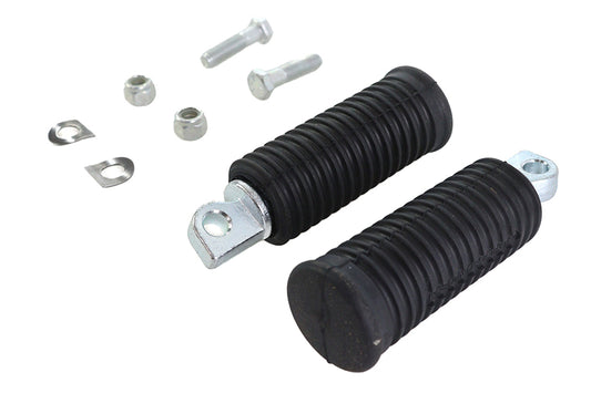 HARLEY Replica Large Rubber Footpeg Set fits 0- All, models with female style mounting block
