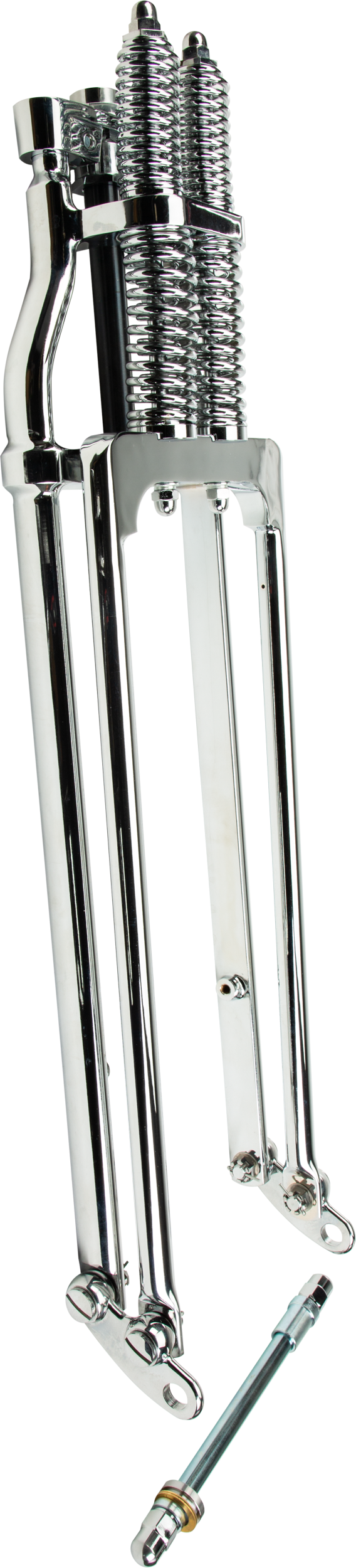 HARLEY HARDDRIVE SPRINGER FORK TAPERED LEG +2 CHROME 061-400