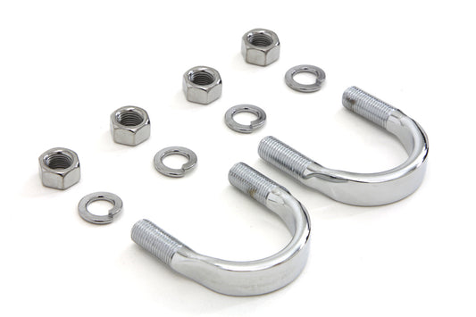 HARLEY Motorsturzpad-Montagesatz Chrom passend für 1936-1953 G, 1937-1942 WL,