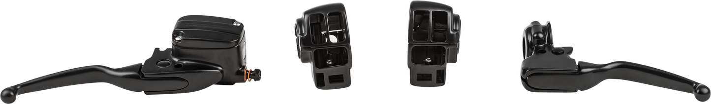 HARLEY HARDDRIVE HANDLEBAR CONTROL KIT BLK CBL CLUTCH `08-16 ULTRA 53603