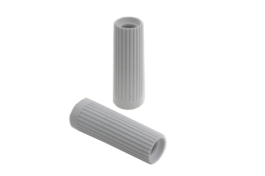 HARLEY Replica Rib Style White Grip Set fits 1962-1972 FL, 1962-1972 XL,