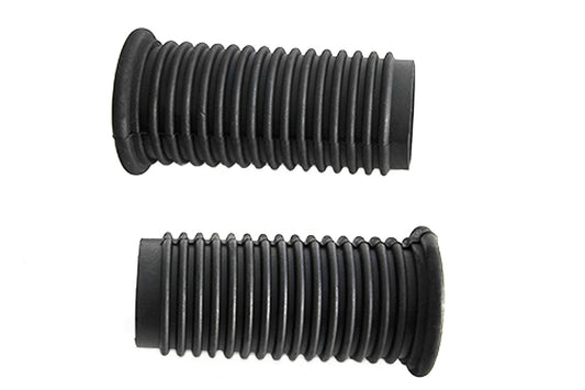 HARLEY Trittbrettgummi Schwarz Set Passend für 1957-1984 XL, 1971-1984 FX, 1952-1956 K,
