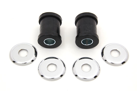 HARLEY Handlebar Damper Kit Chrome fits 1973-1984 FX, 1984-2017 FXST, 1973-2003 XL, 1991-2017 FXD, 1973-1984 FL, 1982-1994 FXR, 1982-1994