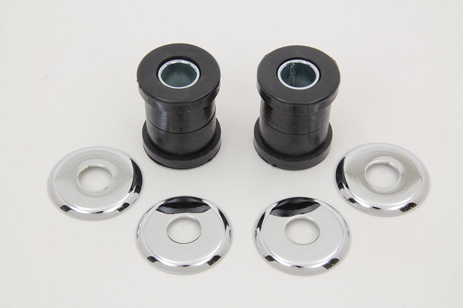 HARLEY Handlebar Damper Kit Chrome fits 1973-1984 FX, 1984-2017 FXST, 1973-2003 XL, 1991-2017 FXD, 1973-1984 FL, 1982-1994 FXR, 1982-1994