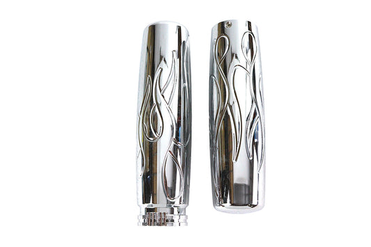 HARLEY Billet Flame Style Griffset passend für 1982-1984 FL, 1982-1984 FX, 1982-UP XL, 1984-2015 FXST
