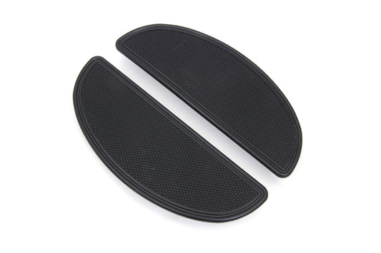 HARLEY Driver Upper Footboard Plate Set Black Fits 0- Custom, Application