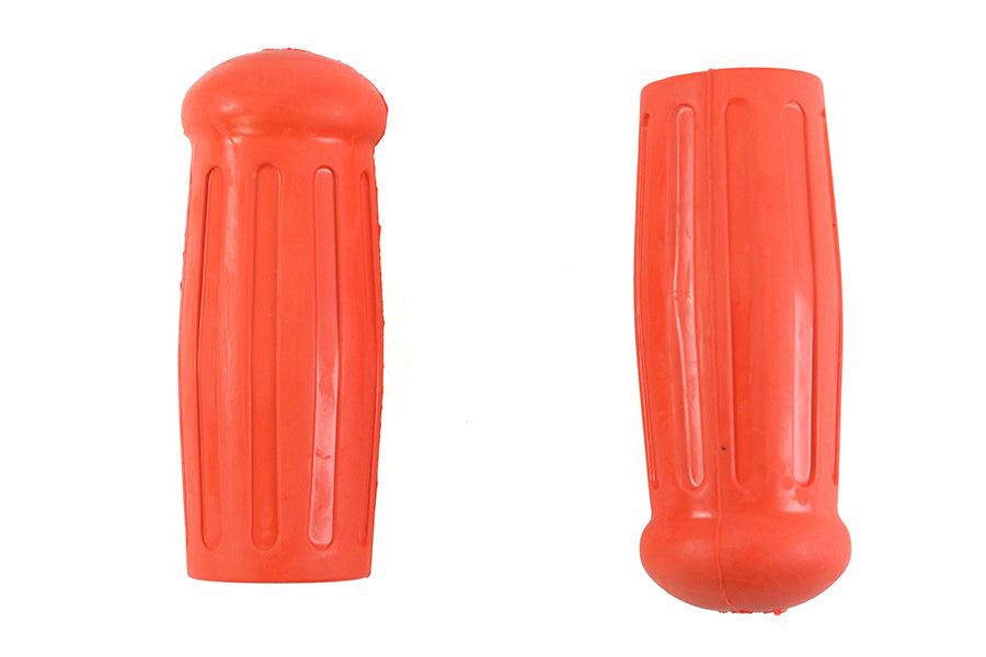 HARLEY Replica Short Stock Handlebar Grip Set Orange fits 1935-1936 VL, 1936-1940 EL, 1937-1948 UL, 1941-1948 FL,