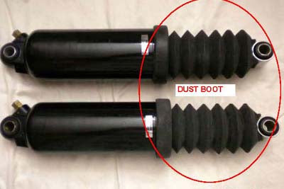 HARLEY Rear Shock Dust Boot Set Only fits 1997-2012 FLT,