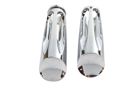 HARLEY Chrom Billet Slasher Style Griffset passt für 2008-UP FLT, 2016-2024 FLSL, 2016-2024 FXST,