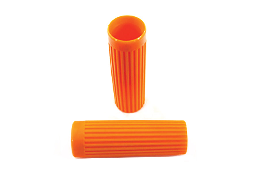 HARLEY Replica Handlebar Grip Set Orange fits 1974-UP FX, 1974-UP XL, 1974-UP FL,