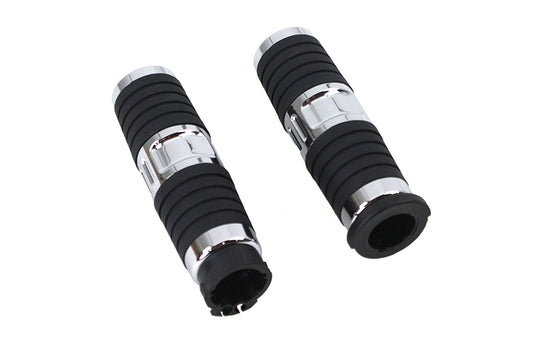HARLEY Handgriff-Set Chrom Passend für 1996-2007 FLT, 1996-2015 FLST, 1999-2015 FXST, 1996-2017 FXD,