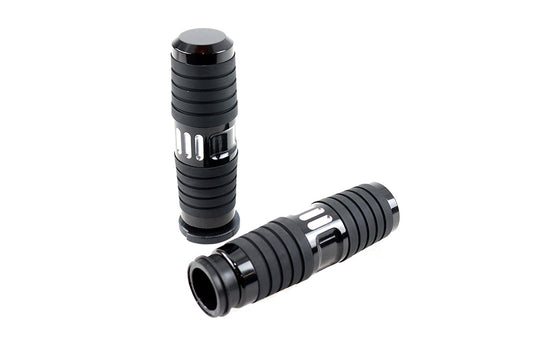 HARLEY Handgriffset Schwarz Passend für 1996-2007 FLT, 1996-2015 FLST, 1999-2015 FXST, 1996-2017 FXD,