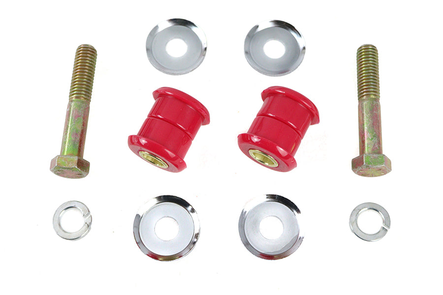 HARLEY 1/2 inch-13 X 2-3/4 inch Heavy Duty Riser Bolt Bushing Kit fits 1991-1994 FXR, 1991-2017 FXD, 1991-1994 FXLR, 1993-1997 FLST, 1997-201