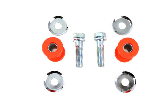 HARLEY 1/2 inch-13 x 2 inch Heavy Duty Riser Bolt Bushing Kit fits 2015-2022 FLT, 2014-2022 FLH, 2018-2022 FLTR,