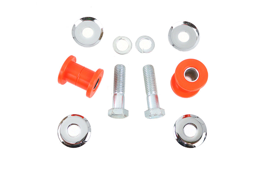 HARLEY 1/2 inch-13 x 2 inch Heavy Duty Riser Bolt Bushing Kit fits 2015-2022 FLT, 2014-2022 FLH, 2018-2022 FLTR,