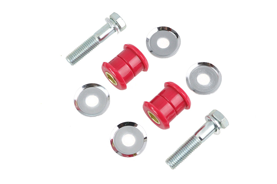 HARLEY 1/2 inch-13 x 2-1/2 inch Heavy Duty Riser Bolt Bushing Kit fits 1993-2013 FLT, 1987-2013 FXST,