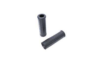 HARLEY Replica Black Waffle Handlebar Grip Set with Plug Hole fits 1974-1984 FL, 1974-1984 FX, 1974-UP XL, 1984-2015 FXST, 1986-2015 FLST,