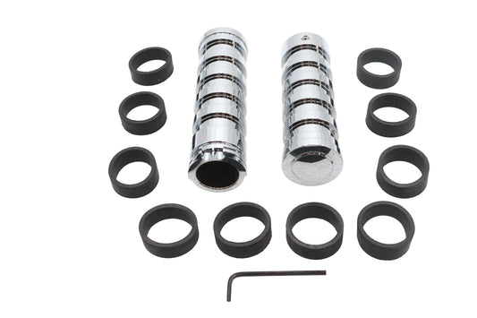 HARLEY O-Ring Style Lenkergriff-Set passend für 1974-1984 FL, 1974-1984 FX, 1974-2022 XL, 1984-201