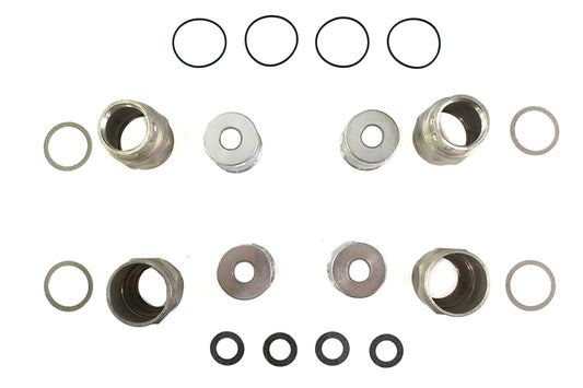 HARLEY VL Ventildeckel-Set cadmiumplattiert passend für 1930-1936 VL,
