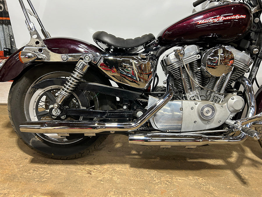 HARLEY 1-3/4 inch Tapered inchM inch Pipe Exhaust System Chrome fits 1986-2003 XL,