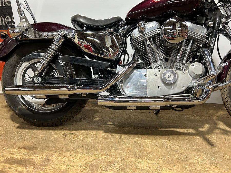 HARLEY 1-3/4 inch Tapered inchM inch Pipe Exhaust System Chrome fits 1986-2003 XL,