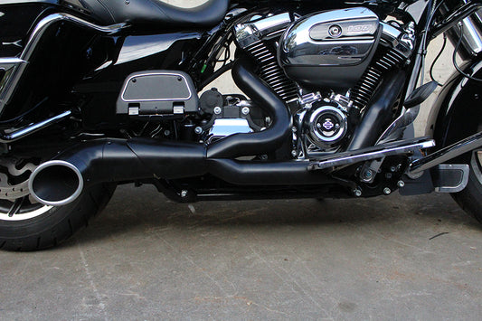 HARLEY M8 2:1 Auspuffkrümmer-Set schwarz passend für 2017-UP FLT,