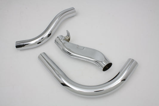 HARLEY Knucklehead Auspuffkrümmer Chrom Passend für 1936-1940 EL, 1941-1947 FL,