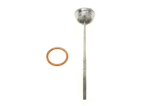 HARLEY Cadmium-beschichteter Öltankeinfülldeckel und Messstab-Kit Passend für 1941-1964 FL, 1941-1964 EL,