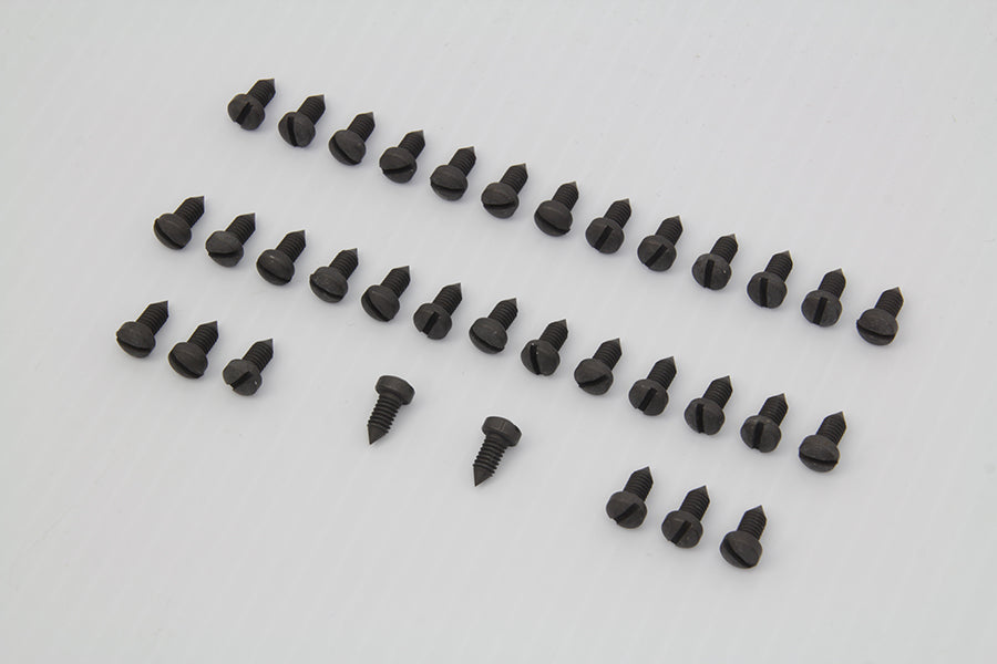 HARLEY Rocker Arm Cover Screw Kit Parkerized fits 1938-1938 EL,