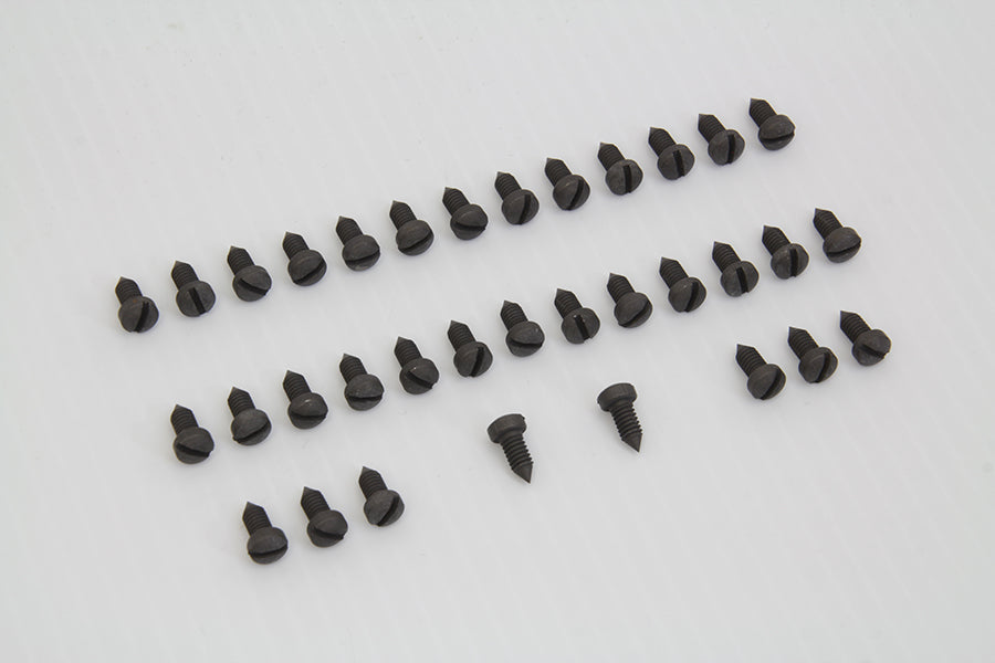 HARLEY Rocker Arm Cover Screw Kit Parkerized fits 1938-1938 EL,
